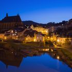 Saarburg bei Nacht