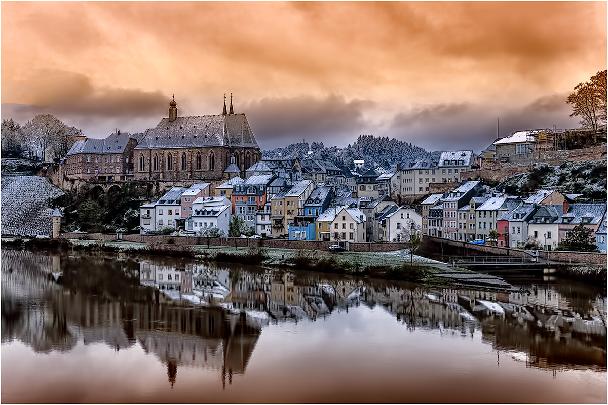 Saarburg  im leichten Puderzucker