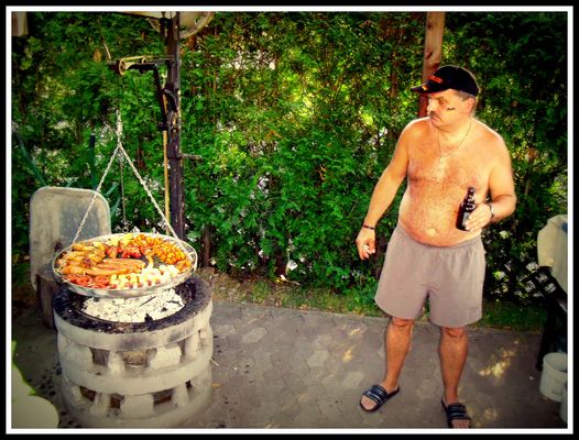 Saarlänner bei seiner Lieblingsbeschäftigung...