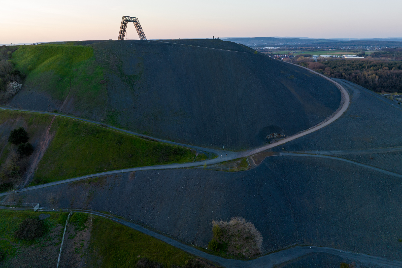 Saarpolygon auf Bergehalde