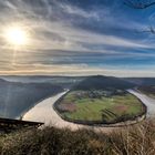 Saarschleife bei Hamm am Mittag