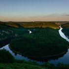 Saarschleife bei Sonnenuntergang 