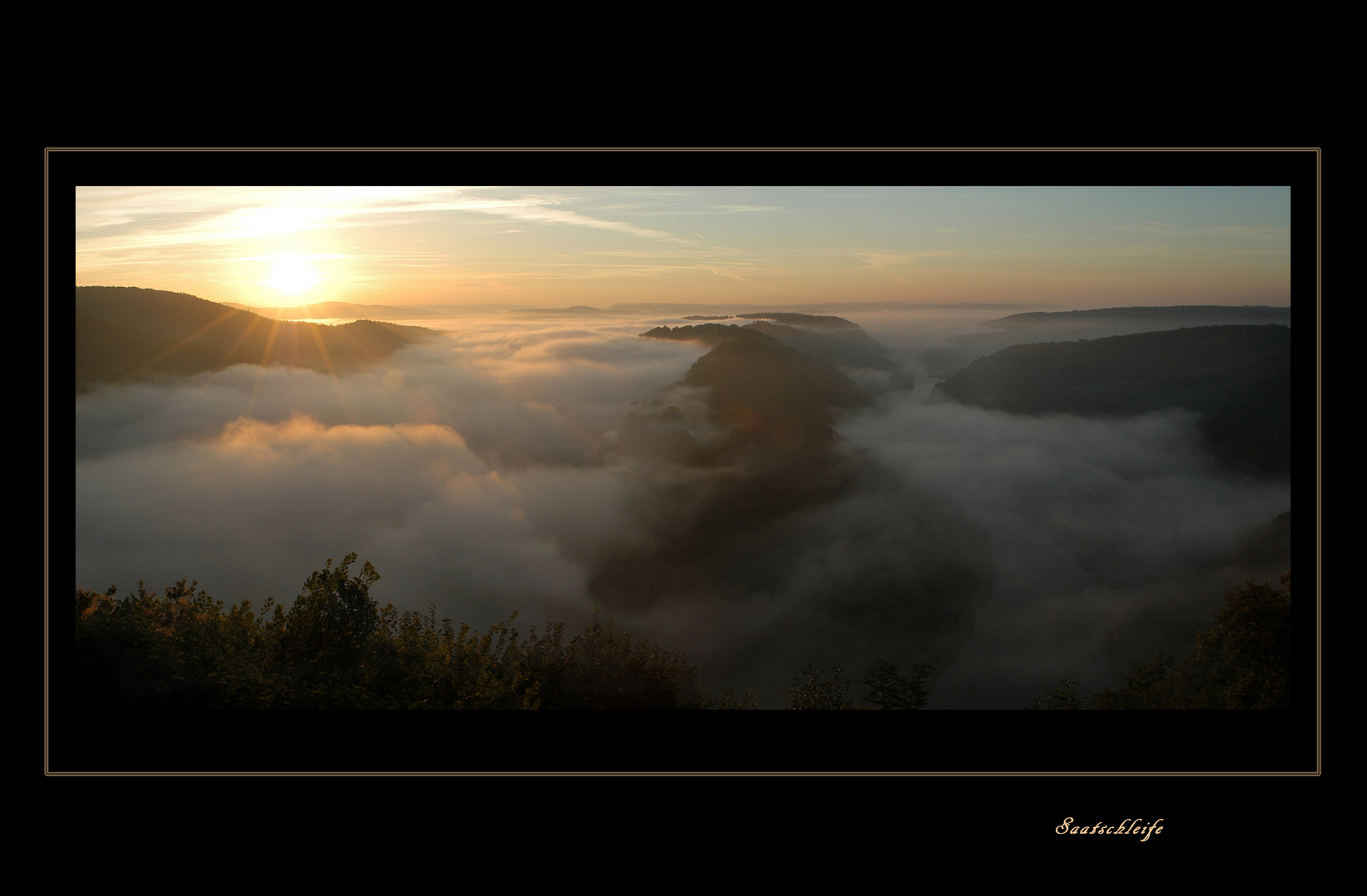 Saarschleife im Herbst