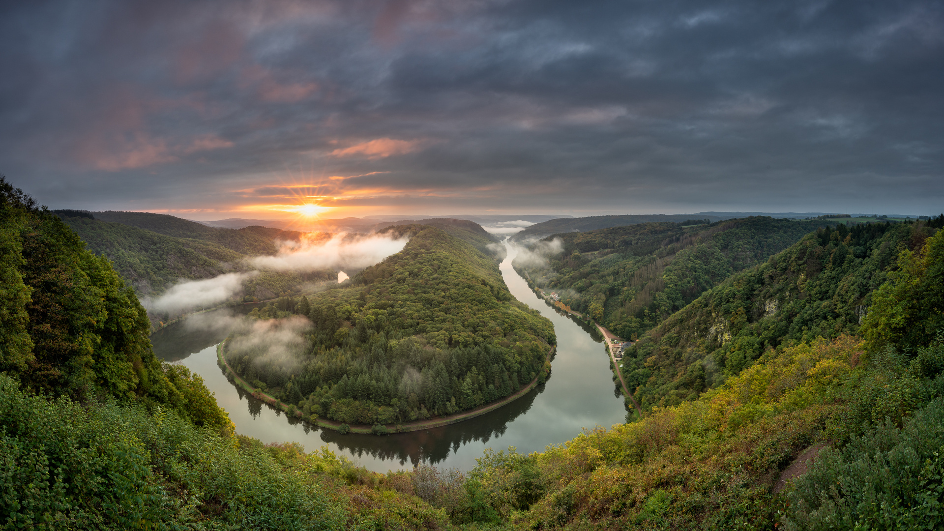 Saarschleife im Oktober