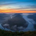 Saarschleife vor dem Sonnenaufgang