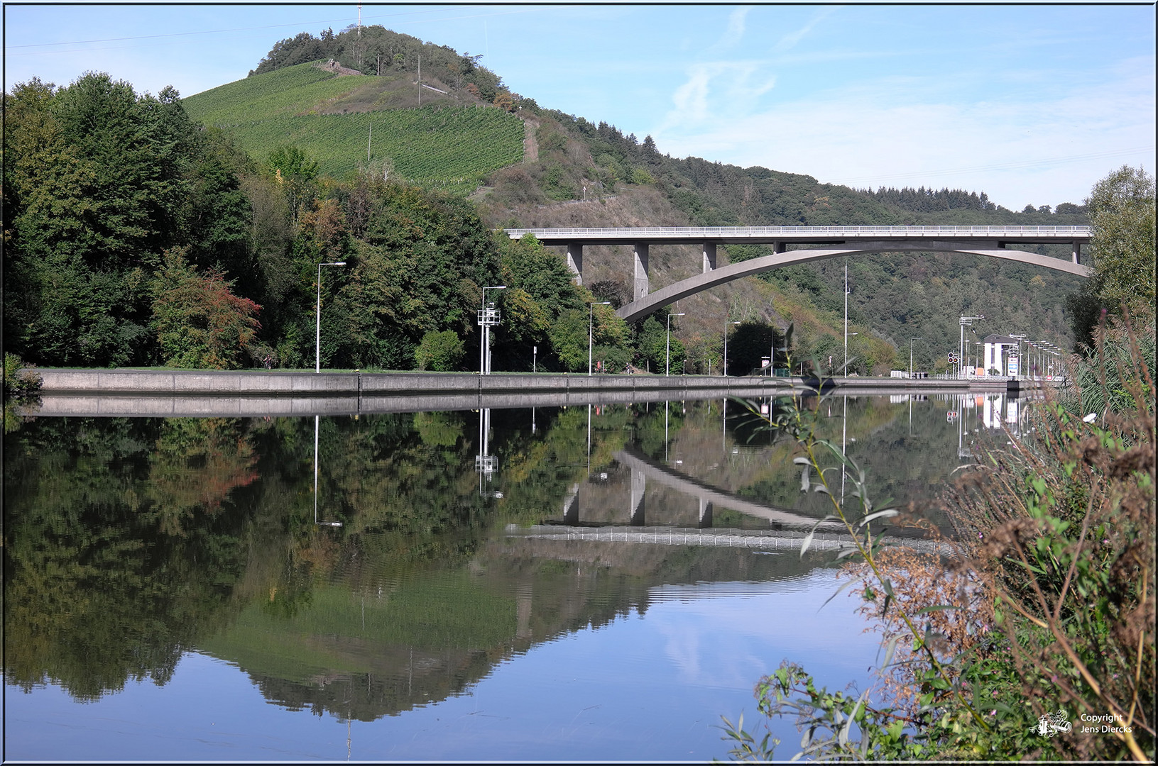 Saarschleuse bei Hamm