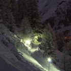 Saas Fee bei Nacht