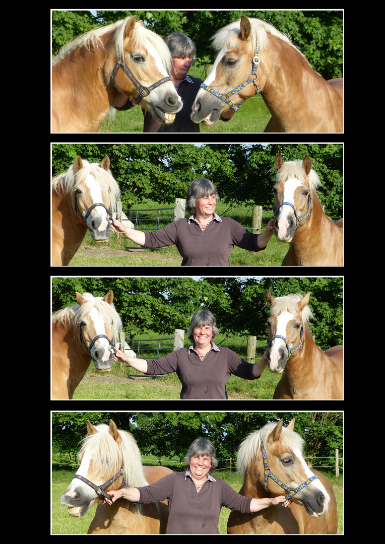 Sabine, Neele & Nantje (Versuch eines Gruppenfotos)