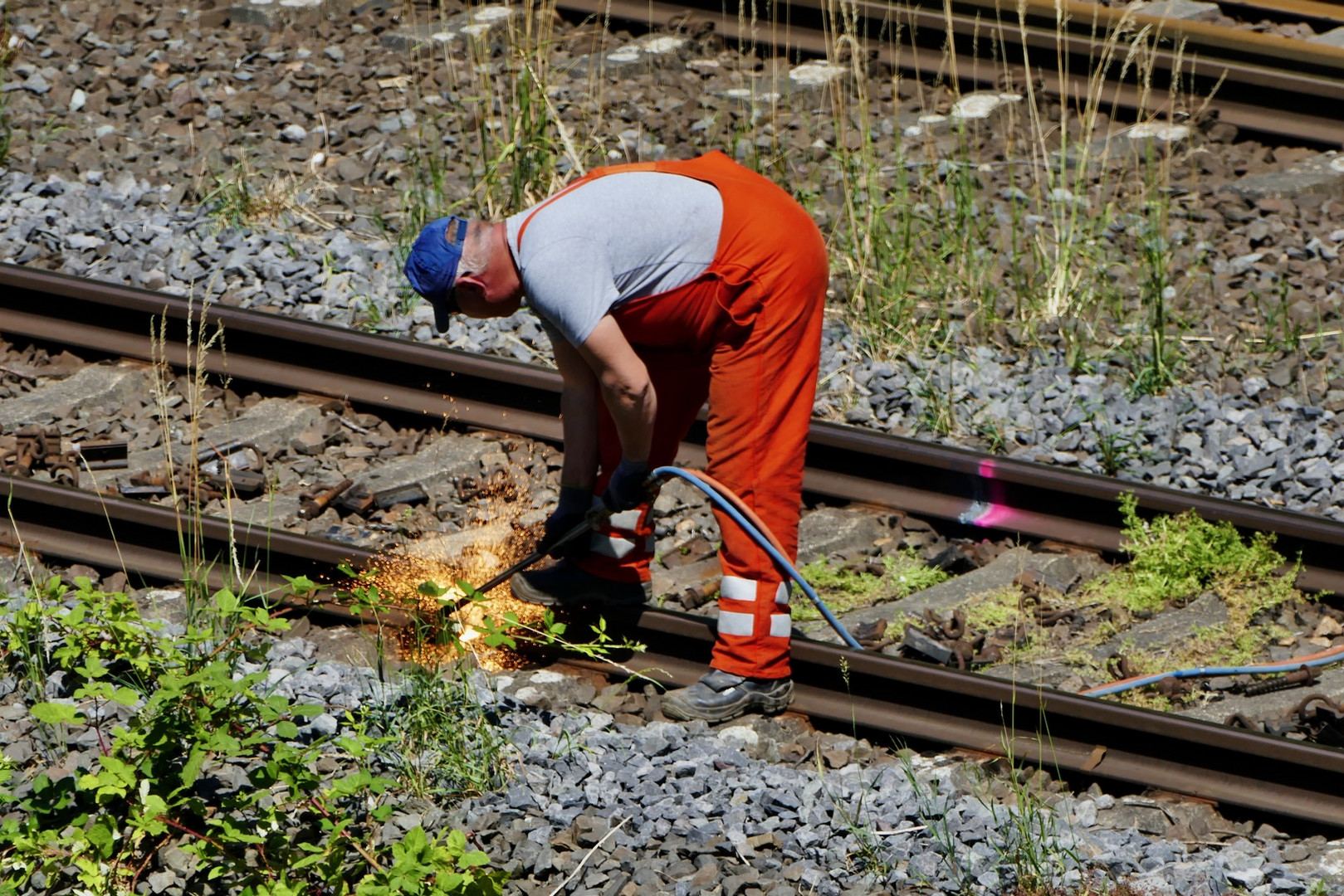 Sabotage an den Schienen...