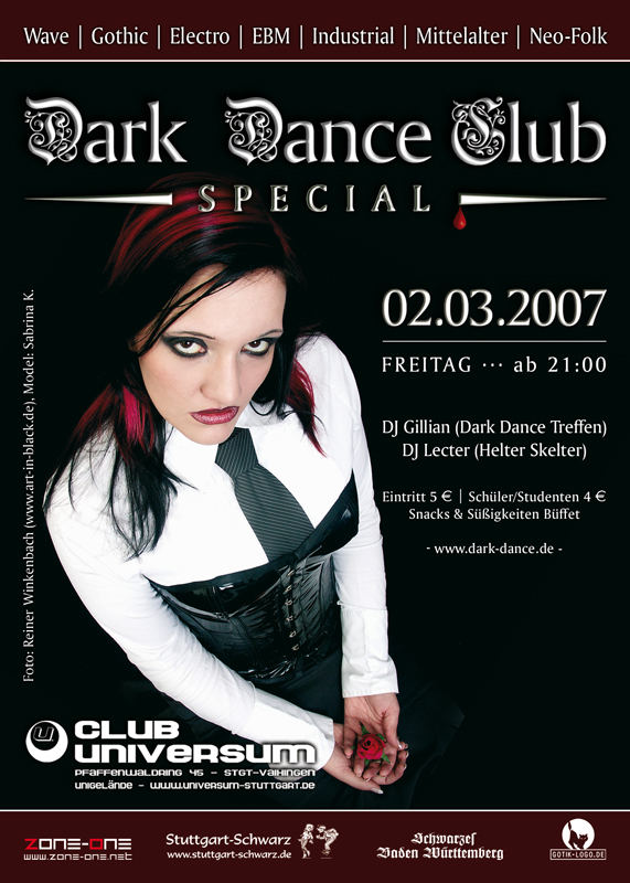 Sabrina goes auch mal Dark Dance ;o)