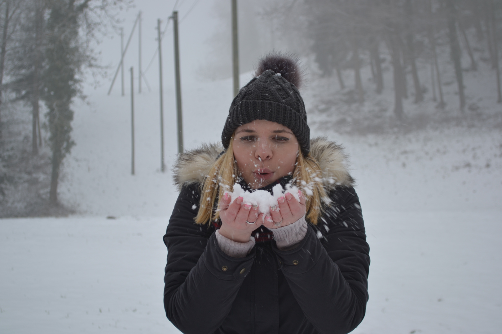 Sabrina im Schnee