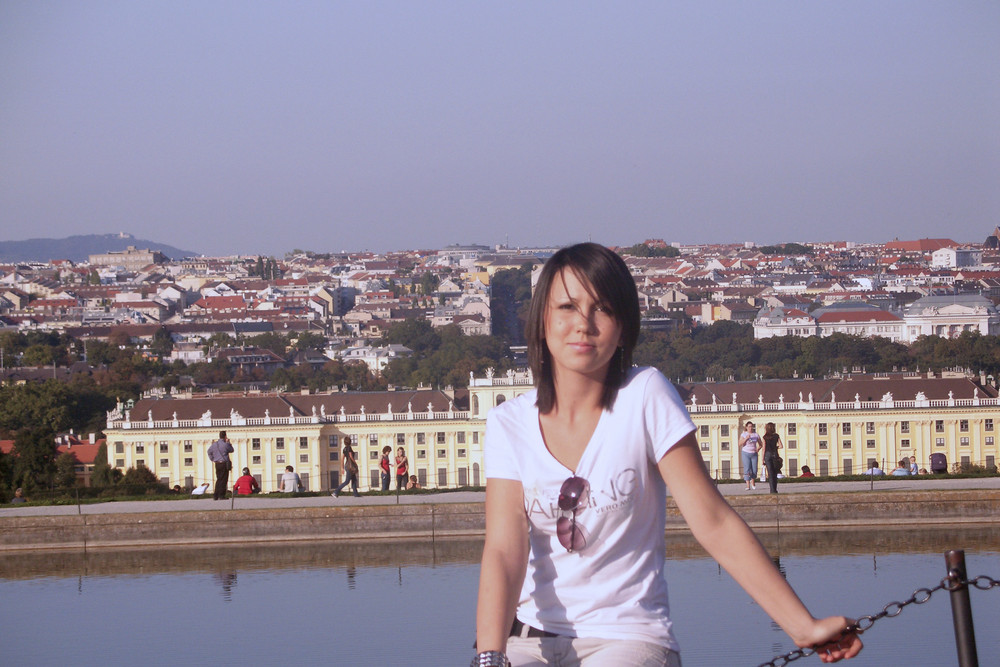 Sabrina in Schönbrunn