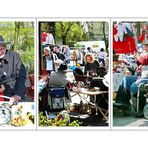 ..sachkundige Beratung bei schönem Wetter, Trödelmarkt Ostersbaum 02 (20.04.08, Wuppertal Elberfeld)