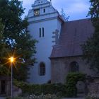 Sachsen - Alte Kirche Coswig am Abend....