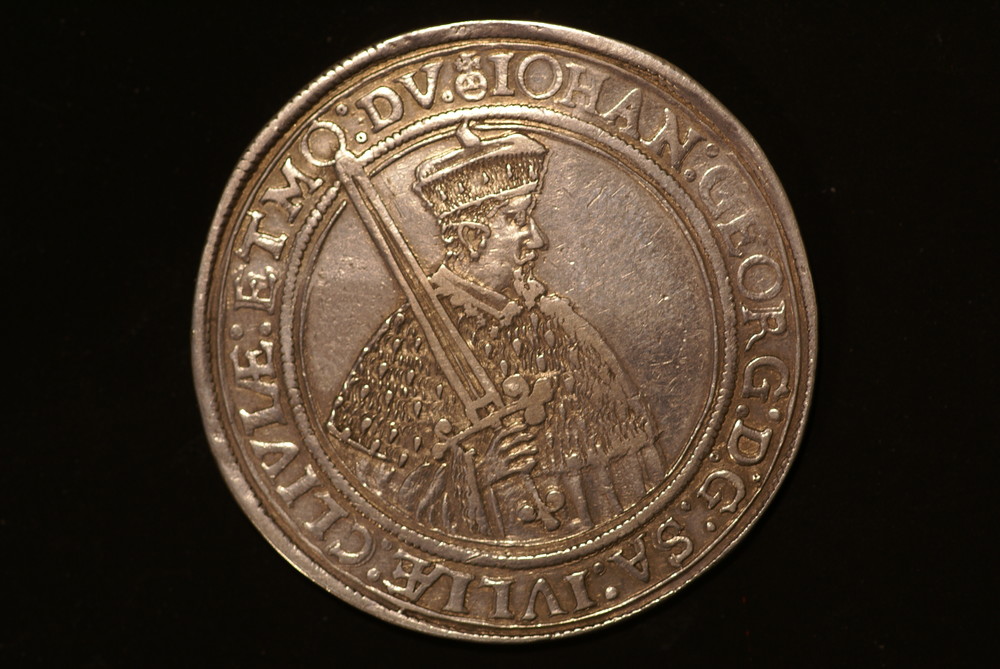 Sachsen - Reichstaler 1612 auf das Reichsvikariat. Avers.