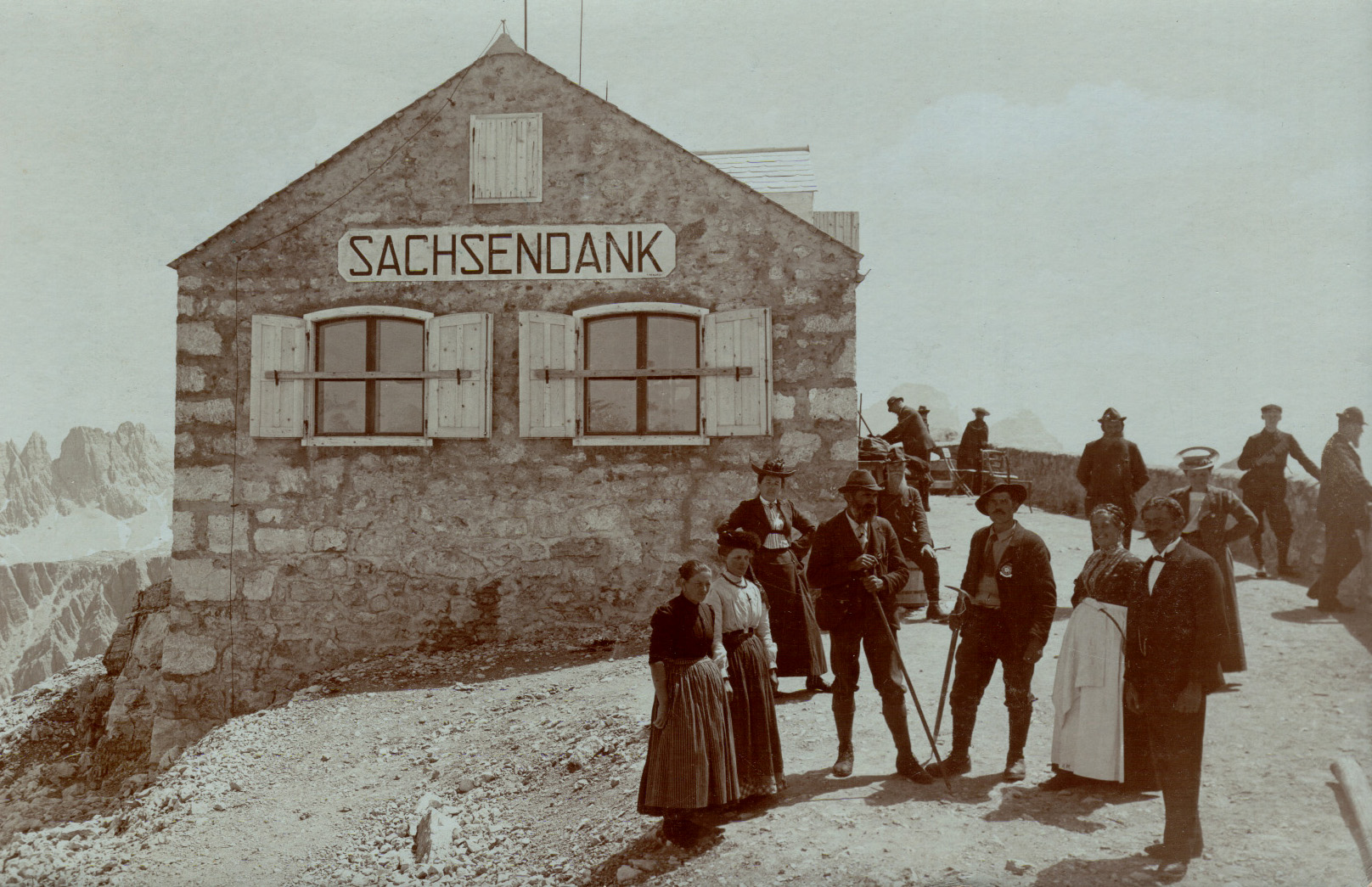 Sachsendankhütte um 1900