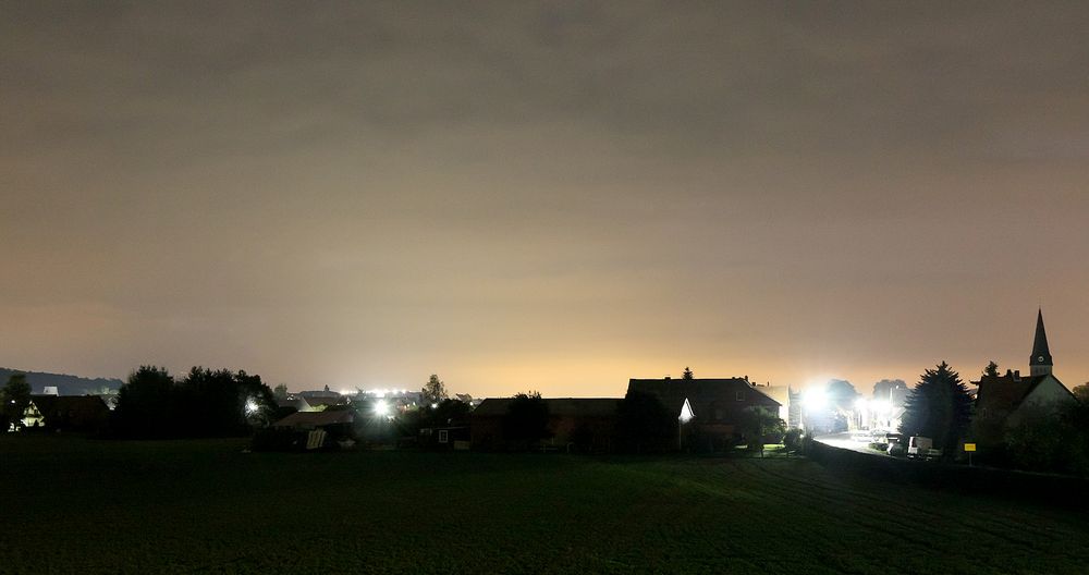 Sachsenhagen bei Nacht