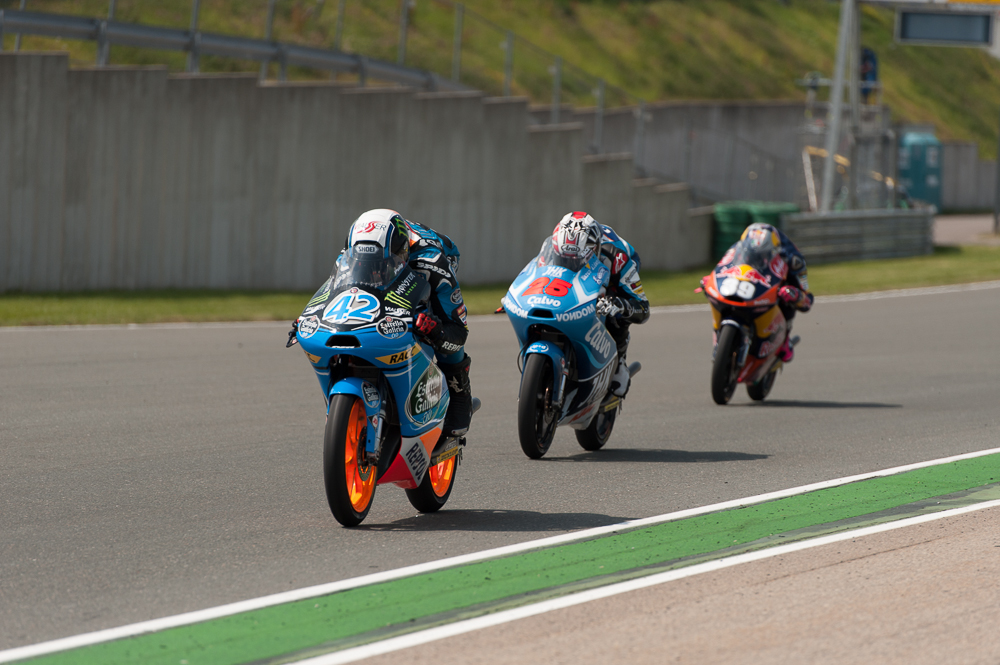 Sachsenring 2013 - Führungstrio Moto3