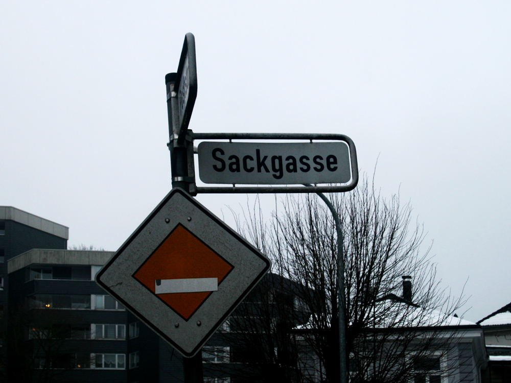 Sackgasse