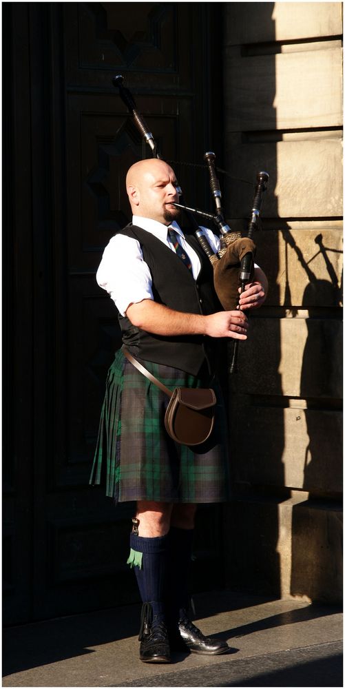 Sackpfeife oder Bagpipes