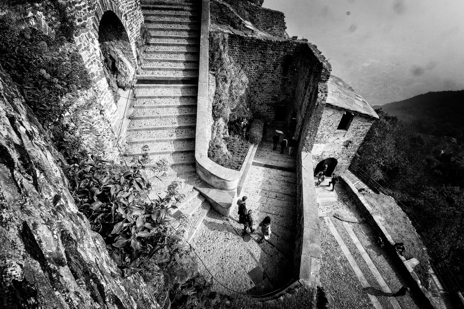 sacra di s.michele - scalinata d'accesso