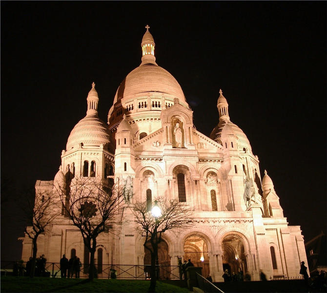 Sacre Coeur bei Nacht