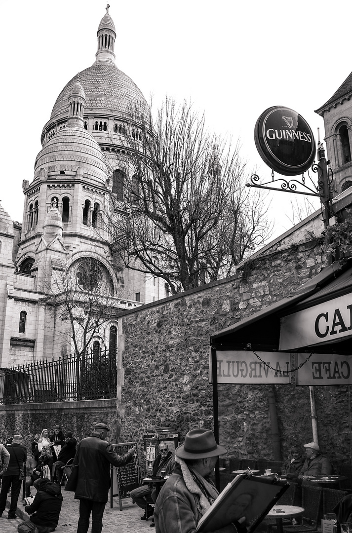 Sacre Coeur im Künstlerviertel Montmatre