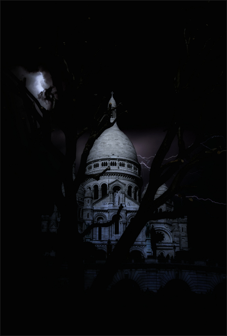 Sacre Coeur Paris, create and edited by www.fotoshooting-schmidt-leipzig.com