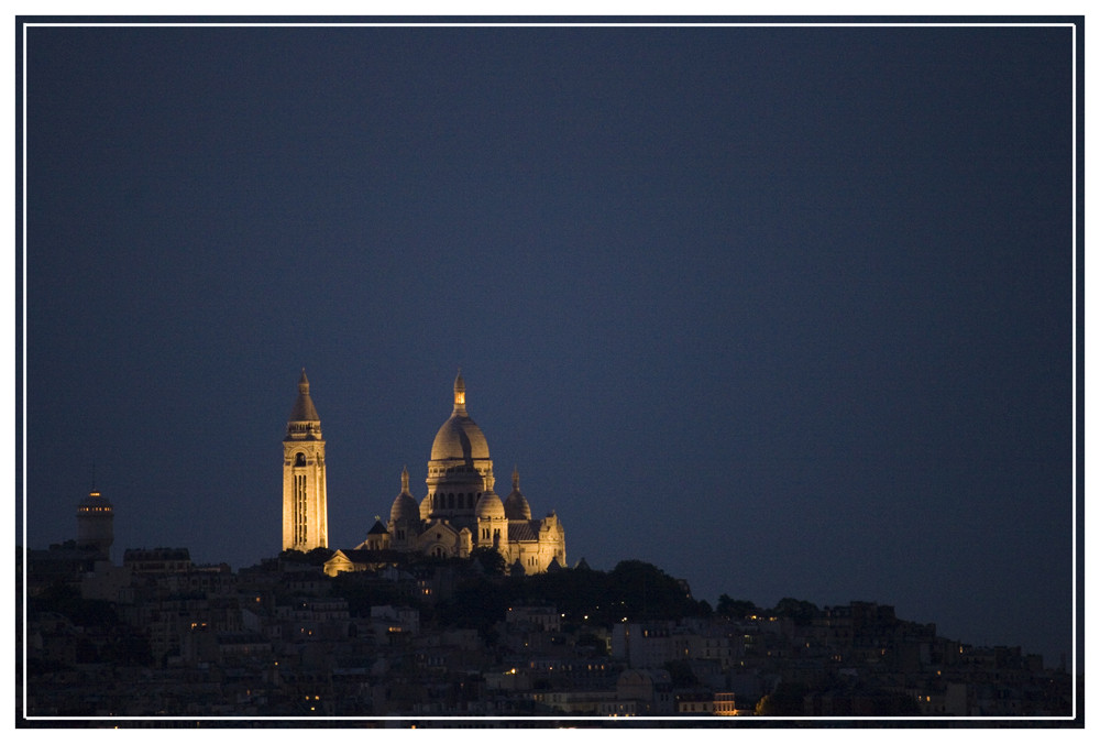 Sacré-Cœur bei Nacht....