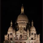 Sacré-Cœur de Montmartre in Paris bei Nacht