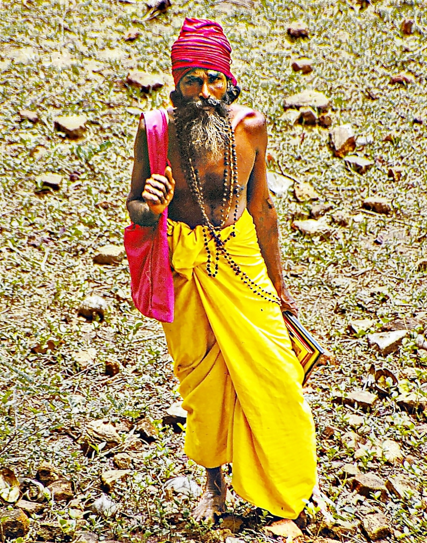 Saddhu à Polonnaruwa