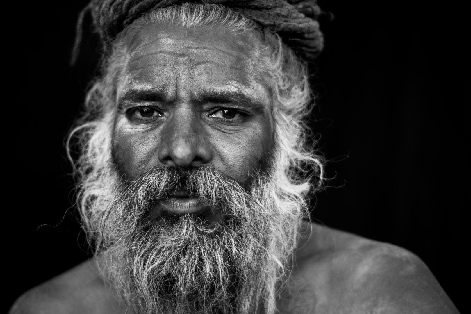 Saddhu auf der Kumbh Mela 2013