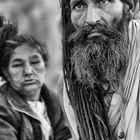 Saddhu auf der Kumbh Mela 2013