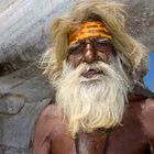 Saddhu beim Jagdish-Tempel in Udaipur/Rajasthan/Indien