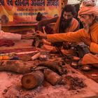 Saddhus auf der Kumbh Mela 2013