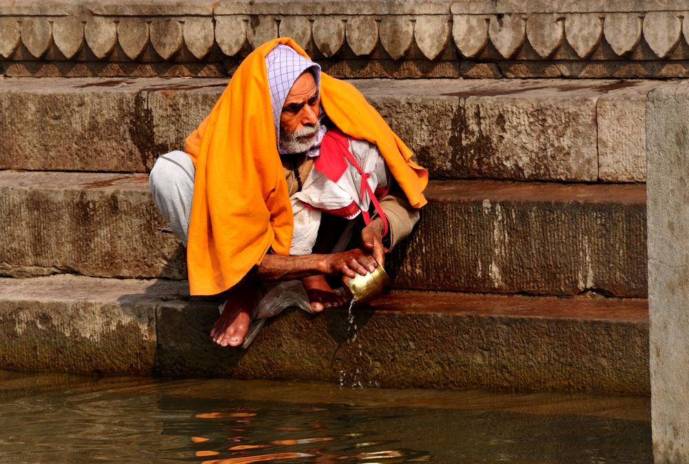 Sadhu am Ganges