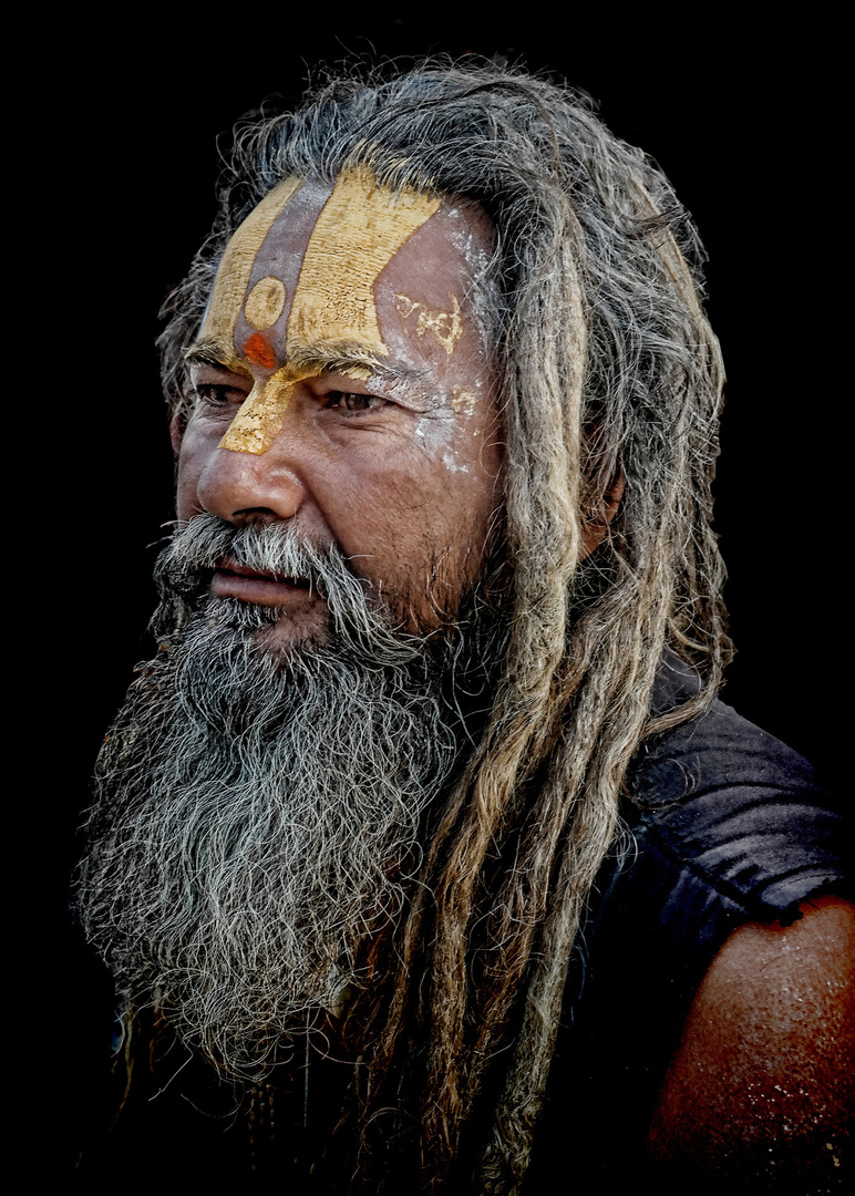sadhu in Haridwar