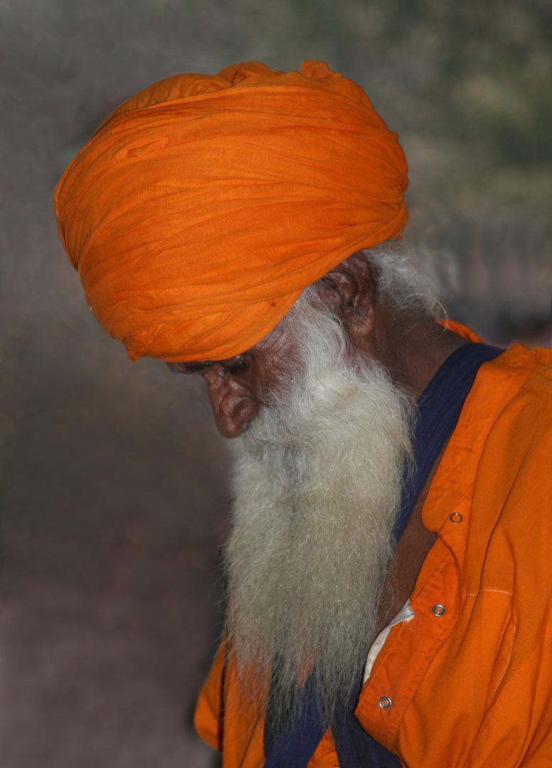 Sadhu in Orange