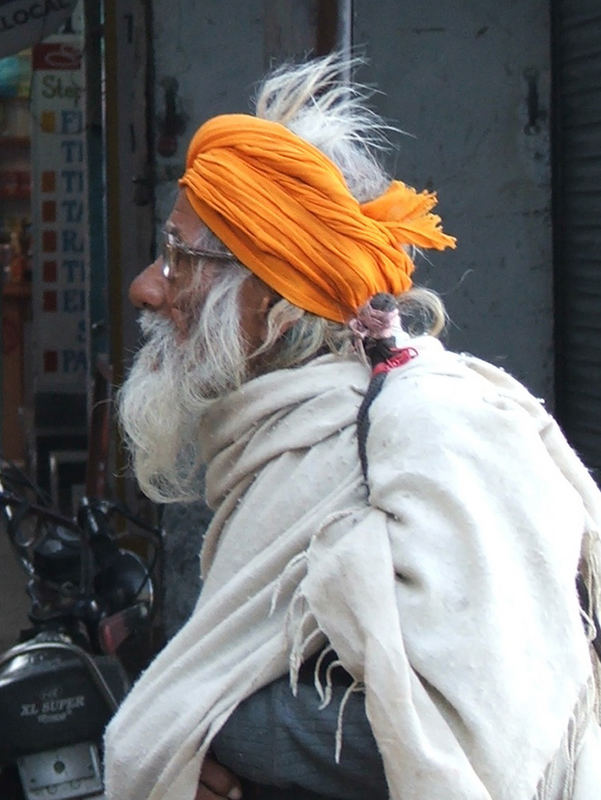 Sadhu in Rishikesh, Indien