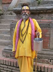 Sadhu mit Brille