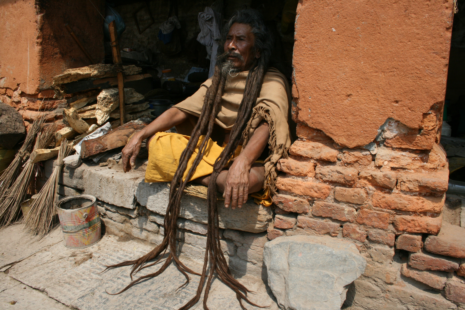 Sadhu von Pashupatinath (2) Kathmandu Nepal 2007