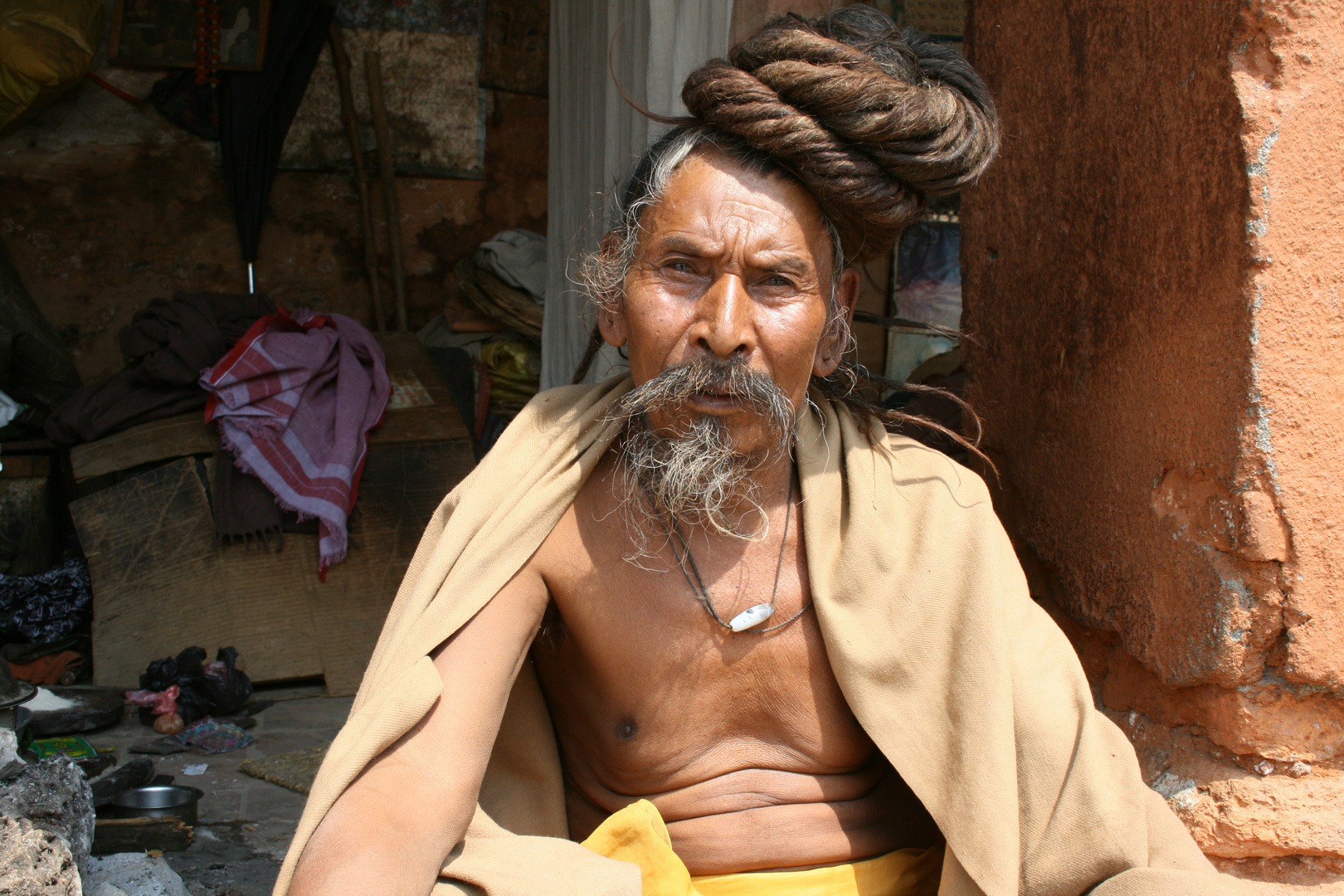 Sadhu von Pashupatinath Kathmandu Nepal 2007