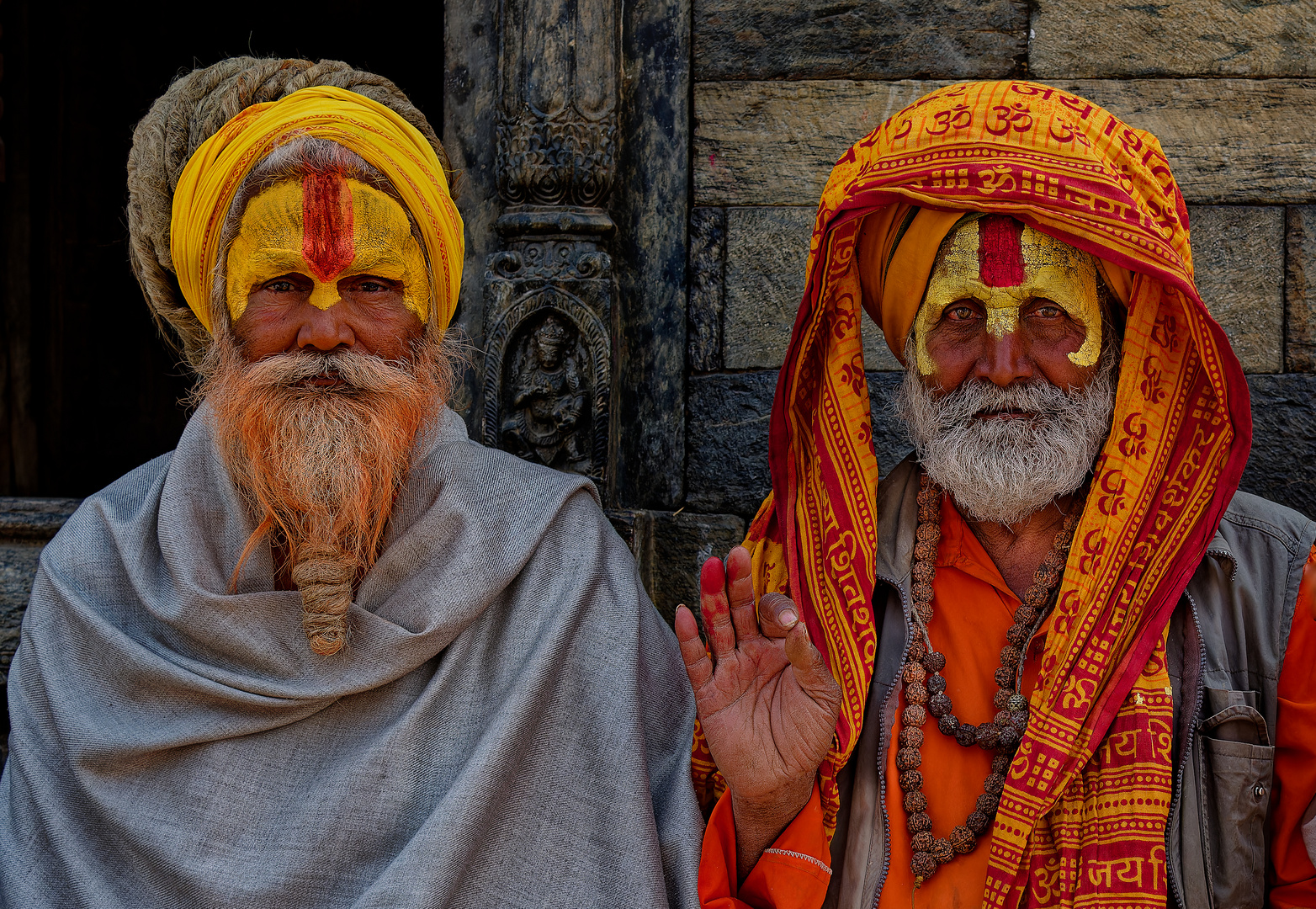 Sadhu von Pashupatinath, Kathmandu/Nepal