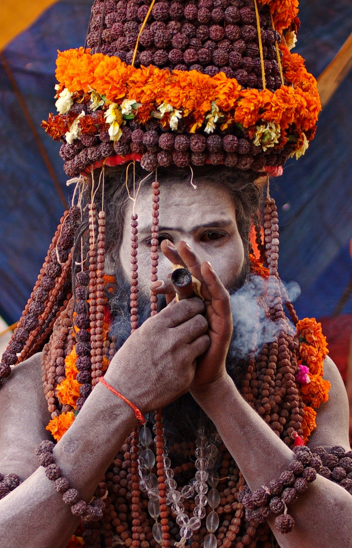 Sadhu while Shivaratri in Varanasi