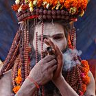 Sadhu while Shivaratri in Varanasi