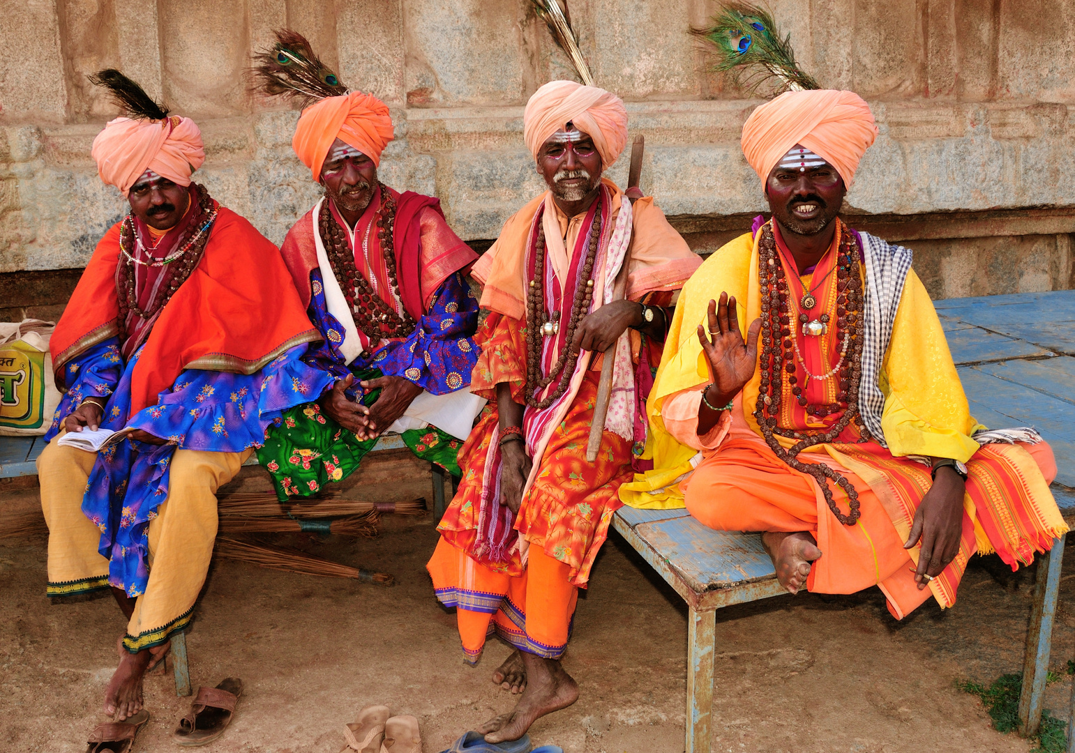 Sadhus in Hampi