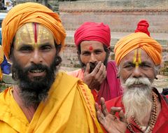 Sadhus in Kathmandu