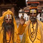 Sadhus in Kathmandu - NEPAL