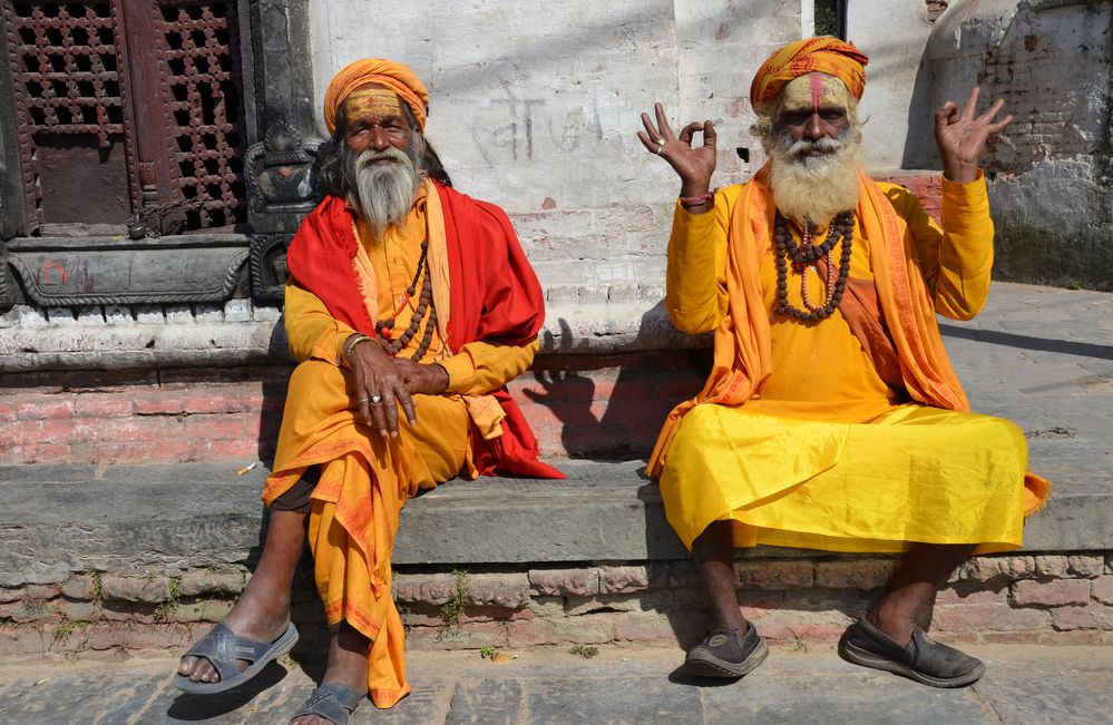 Sadhus in Pashupatinath