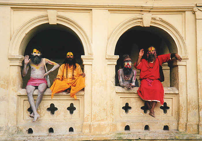 Sadhus in Pashupatinath